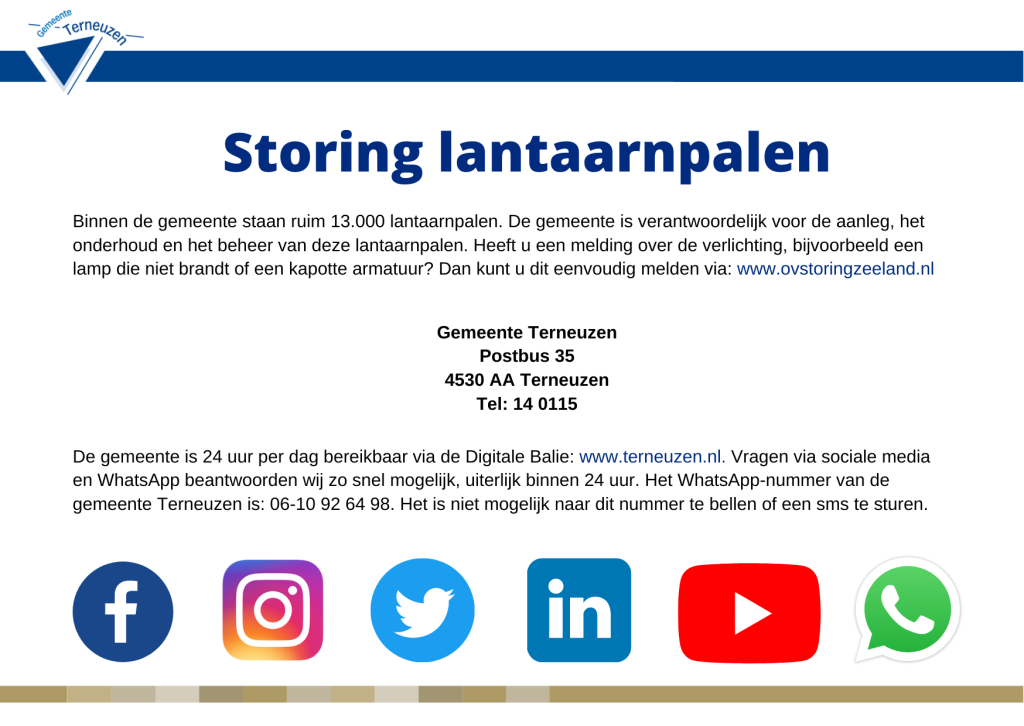 MOR-melding storing lantaarnpalen